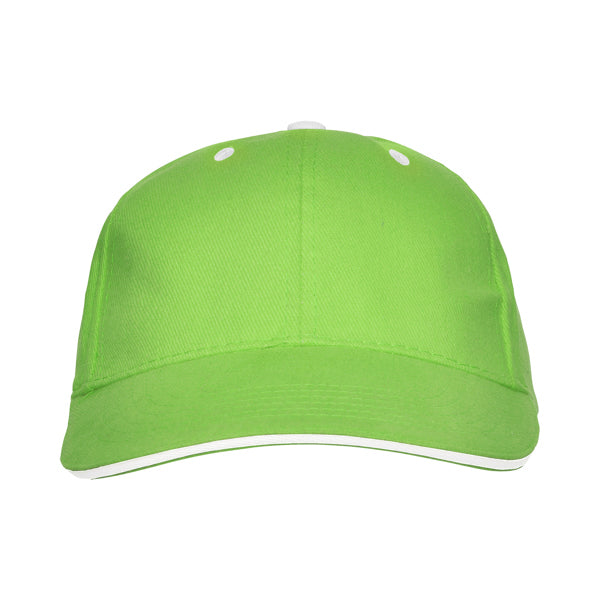Gorra 6 paneles con sándwich a contraste 100% | PANEL (GO7008)