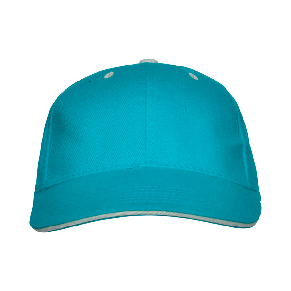 Gorra 6 paneles con sándwich a contraste 100% | PANEL (GO7008)