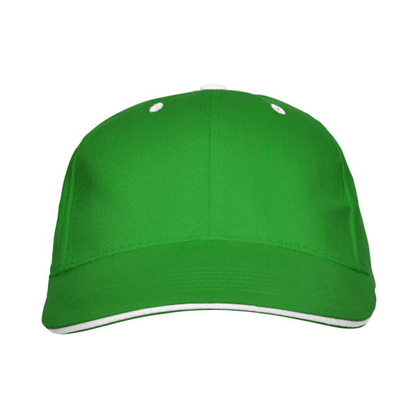 Gorra 6 paneles con sándwich a contraste 100% | PANEL (GO7008)