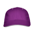 Gorra 6 paneles con sándwich a contraste 100% | PANEL (GO7008)