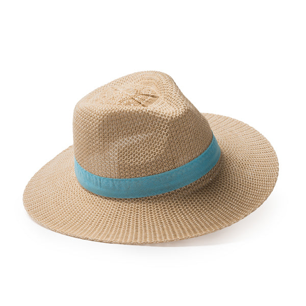 Elegante sombrero de ala plana para protegerte | JONES (SR7018)