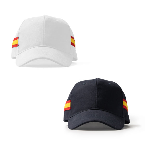 Gorra de 6 paneles 100% algodón peinado con | IBERIS (GO7023)