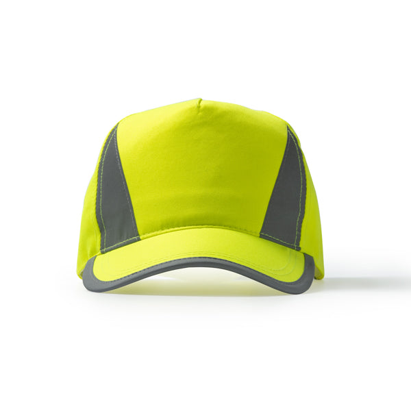 Gorra de 5 paneles 100% poliéster con detalles | BALDER (GO7033)