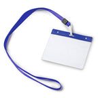 Lanyard con mosquetón e identificador de PVC a | POMEL (LY7045)