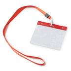 Lanyard con mosquetón e identificador de PVC a | POMEL (LY7045)