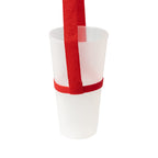 Lanyard portavasos con banda de silicona adaptable | ALDAZ (LY7047)