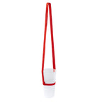 Lanyard portavasos con banda de silicona adaptable | ALDAZ (LY7047)