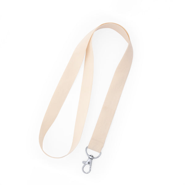 Lanyard de algodón con mosquetón | ROOMER (LY7052)