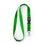 Lanyard de poliéster con mosquetón, hebilla y | GUEST (LY7054)