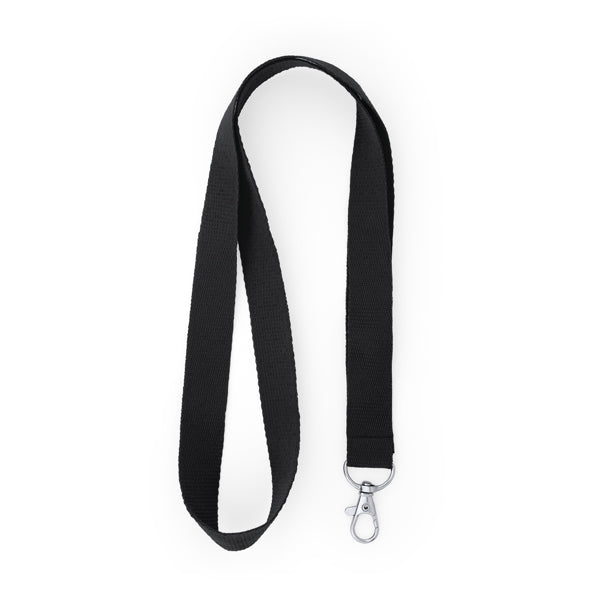 Lanyard de RPET con mosquetón y hangtag con | ECOHOST (LY7055)