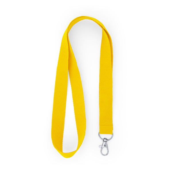 Lanyard de RPET con mosquetón y hangtag con | ECOHOST (LY7055)