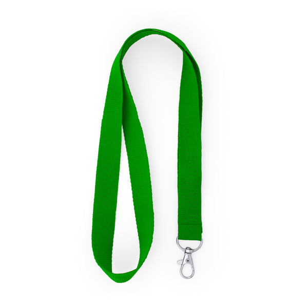 Lanyard de RPET con mosquetón y hangtag con | ECOHOST (LY7055)
