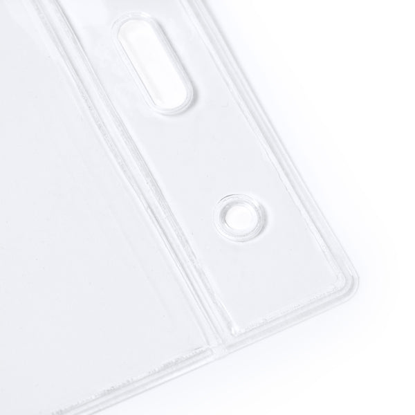 Identificador transparente de PVC de diseño | TABOR (ID7068)