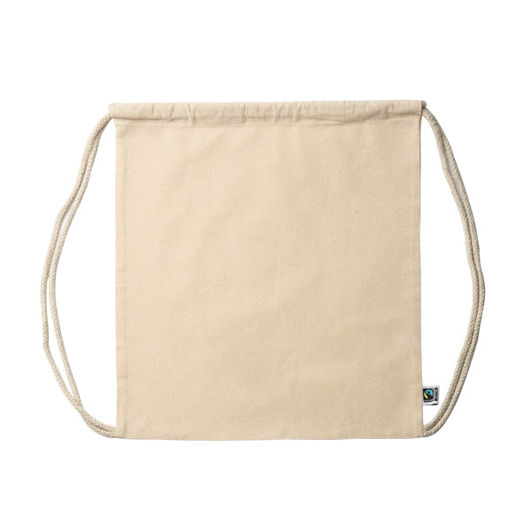 Mochila de cordones 100% algodón Fairtrade de 180 | BARONE (MO7085)