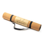 Esterilla de yoga de corcho natural con base | AURA (CP7092)