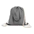 Bolsa mochila de cordones en algodón reciclado de | VARESE (MO7107)