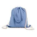 Bolsa mochila de cordones en algodón reciclado de | VARESE (MO7107)