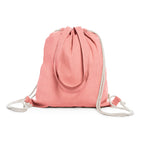 Bolsa mochila de cordones en algodón reciclado de | VARESE (MO7107)