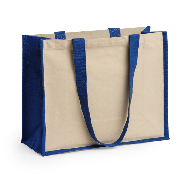 Bolsa de yute laminado con dos caras de algodón | NANTES (BO7110)