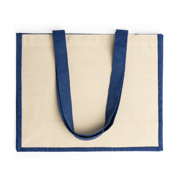 Bolsa de yute laminado con dos caras de algodón | NANTES (BO7110)