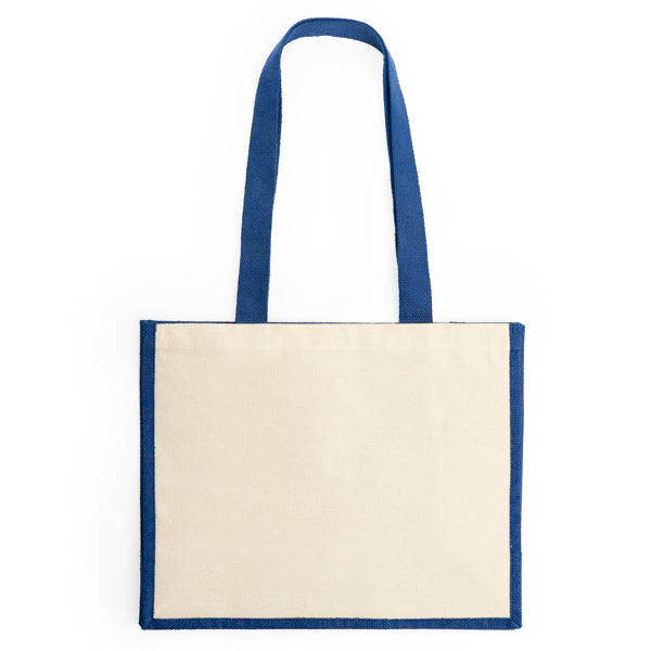 Bolsa de yute laminado con dos caras de algodón | NANTES (BO7110)