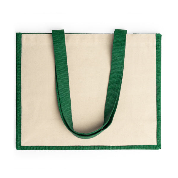 Bolsa de yute laminado con dos caras de algodón | NANTES (BO7110)