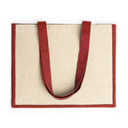Bolsa de yute laminado con dos caras de algodón | NANTES (BO7110)