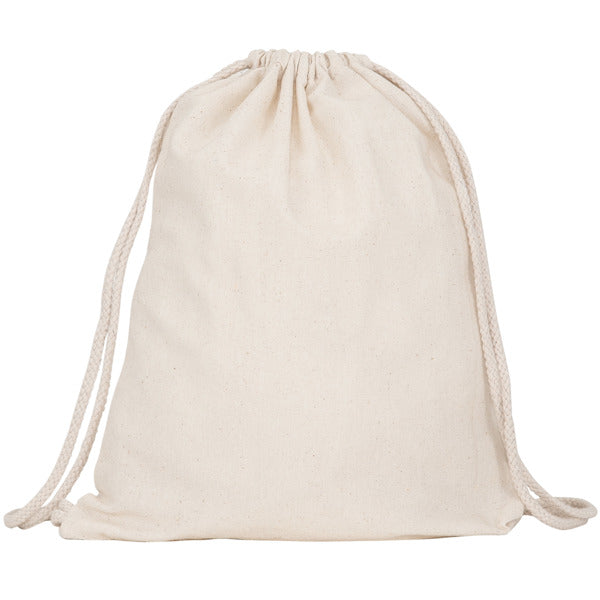 Mochila multiusos de algodón de 140 g/m² con | MIRLO (BO7137)
