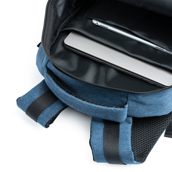 Mochila de poliéster reciclado RPET 600D con | GREGOR (MO7139)