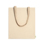 Bolsa 100% algodón orgánico de 120 g/m² con asas | BERNA (BO7156)