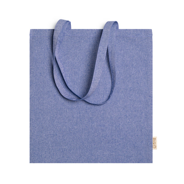 Bolsa de algodón reciclado de 120 g/m² en acabado | RIVOLI (BO7162)