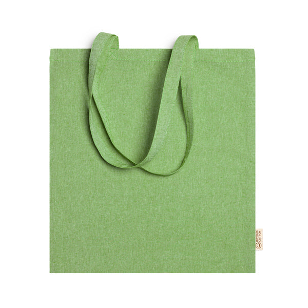 Bolsa de algodón reciclado de 120 g/m² en acabado | RIVOLI (BO7162)