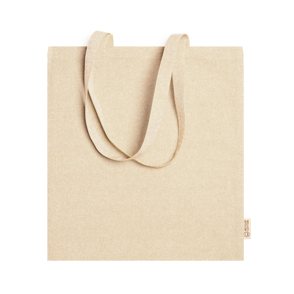 Bolsa de algodón reciclado de 120 g/m² en acabado | RIVOLI (BO7162)
