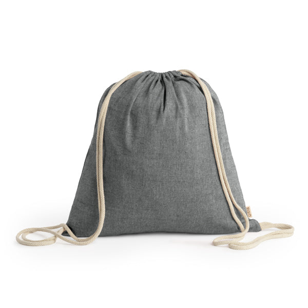 Mochila de cordones en algodón reciclado de 120 | BRESCIA (MO7165)