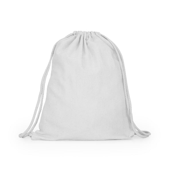 Mochila 100% de algodón de 105 g/m² con cordones | ADARE (MO7175)