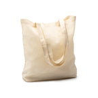 Bolsa plegable 100% algodón de 110 g/m² con base | RAKU (BO7185)