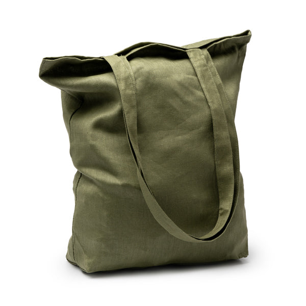 Bolsa realizada en tela de cáñamo con fuelle | MAFIL (BO7190)