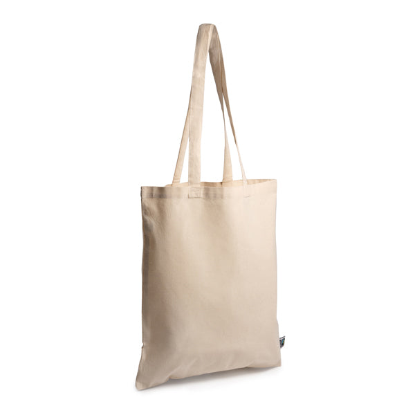 Bolsa 100% algodón Fairtrade de 180 g/m² con asas | VALMIR (BO7194)