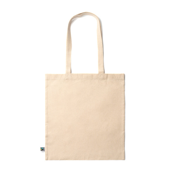 Bolsa 100% algodón Fairtrade de 180 g/m² con asas | VALMIR (BO7194)