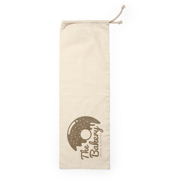 Bolsa 100% de algodón cosida con clásico formato | BAGUETTE (BO7519)