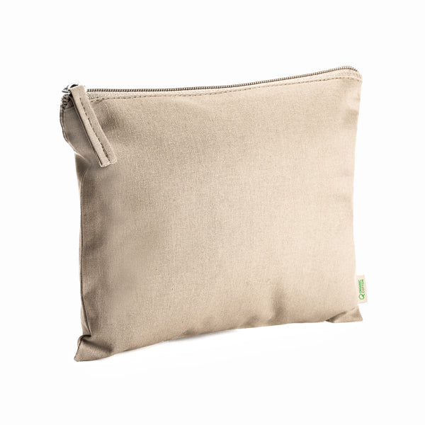 Neceser 100% algodón orgánico de 180 g/m² con | DELPHIS (NE7536)