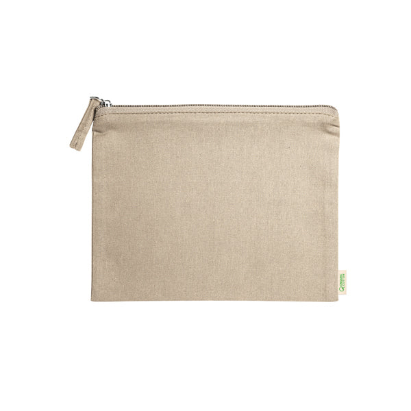 Neceser 100% algodón orgánico de 180 g/m² con | DELPHIS (NE7536)