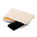 Neceser 100% algodón orgánico de 180 g/m² con | DELPHIS (NE7536)