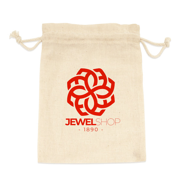 Bolsa estilo saco de algodón 105 g/m² con | ARDEA (BO7552)