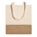 Bolsa de la compra de algodón de 120 g/m² y yute | WAVE (BO7556)