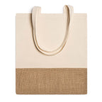 Bolsa de la compra de algodón de 120 g/m² y yute | WAVE (BO7556)