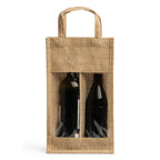 Bolsa de yute laminado con ventana y doble | GRACE (BO7610)