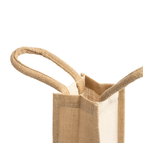 Bolsa de yute laminado y algodón | BELONA (BO7612)