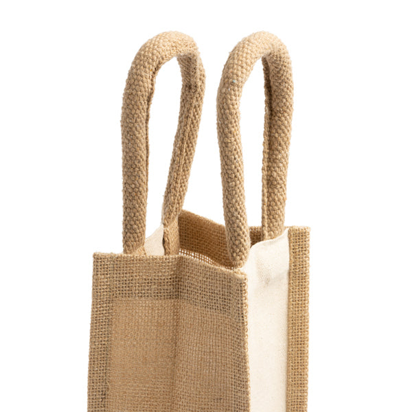 Bolsa de yute laminado y algodón | BELONA (BO7612)