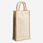 Bolsa de yute laminado y algodón con doble | LOIRE (BO7613)